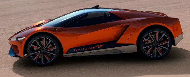 Giugiaro GFG Style Kangaroo Electric SUV Concept 2019